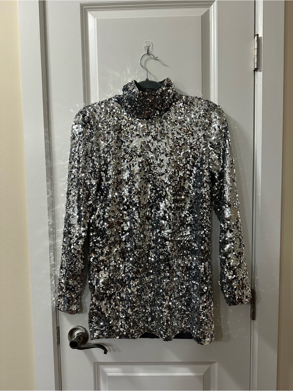 Malene Birger sequin long sleeve top